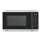 Mainstays 0.7 Cu ft Compact Countertop Microwave Oven, Red photo