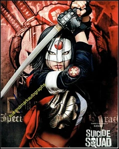 Autógrafo Karen Fukuhara Katana Escuadrón Suicida Kimiko Los Niños Firmado UACC RD 96 - Imagen 1 de 1