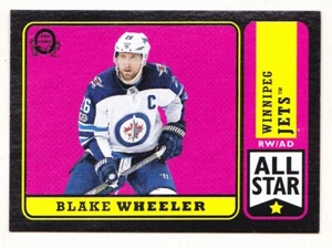 18-19 OPC Blake Wheeler /100 Retro BLACK O-Pee-Chee Winnipeg Jets 2018 - Picture 1 of 1