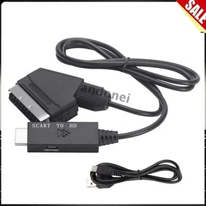 SCART zu HDMI Konverter SCART zu HDMI Kabel Video Adapter SCART zu HDMI Adapter - Bild 1 von 8