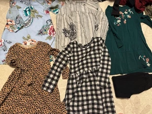 5 Girls long sleeve dresses - sz 5 EUC-crazy 8 Gymboree old navy w knit legging - Picture 1 of 1