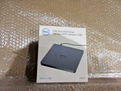 Dell DW316 External USB Slim DVD Drive - Image 1 of 4