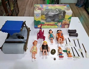 Vintage Set The Flintstones Plastirama Argentina - Picture 1 of 13