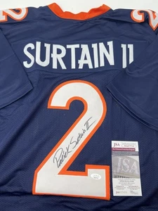 Patrick Pat Surtains II handsigniertes handsigniertes Denver Broncos Trikot mit JSA COA - Bild 1 von 5