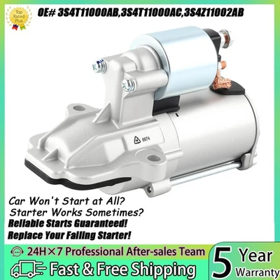 Starter For 2003-2013 Ford Edge Escape Focus Mazda Tribute 1.4KW 3S4Z-11002-AB Foto 1 de 4