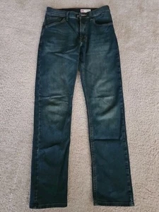 WRANGLER Women's Dark Straight Jeans Blue Athletic Fit Size 0 - Picture 1 of 4