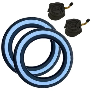 2 x Phil & Teds NAVIGATOR Whitewall Pram TYRES & TUBES 12 x 1.75 x 2-1/4 - Picture 1 of 8
