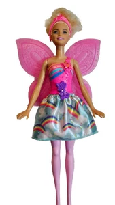 Barbie Dreamtopia Rainbow Cove Flying Wings Fairy Doll Toy Complete Works 11" - Picture 1 of 20
