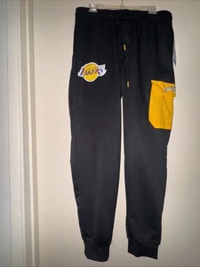 NBA Los Angeles Lakers Ultra Game Black Jogger Sweatpants - Large - Unisex - Picture 1 of 20