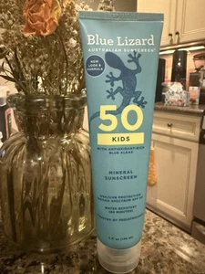 Blue Lizard KIDS Mineral Sunscreen with Zinc Oxide, SPF 50+, Water Resistant 5oz - Picture 1 of 3