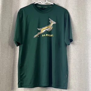 Maglia South Africa Springboks Rugby Performance - Taglia Media Adulto - Verde - Foto 1 di 9