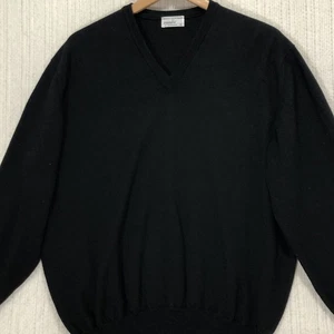 Maus & Hoffman Zimmerman V-Neck Sweater Mens XL Virgin Wool Italy Knitwear - Picture 1 of 7
