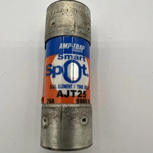 Ferraz Shamwut AJT25 Smart Spot Time Fuse, 25A 600VAC. - Picture 1 of 2