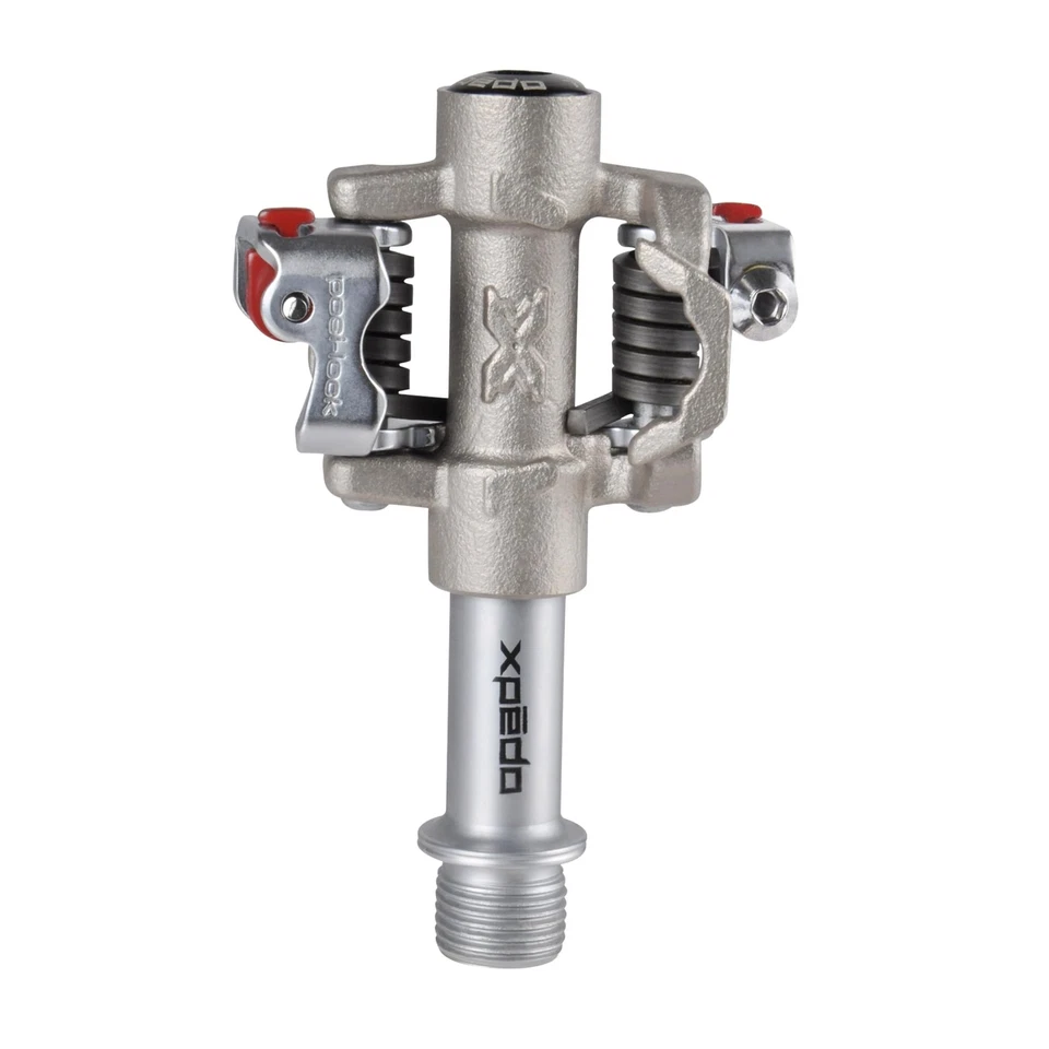 Pedales sin clip M-Force 3 | Compatible con SPD de doble cara, cuerpo y husillo Cromoly... Foto 1 de 4