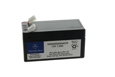 New Genuine Mercedes-Benz Auxiliary Battery (2007-2025) OE 000000004039 - Image 1 of 4