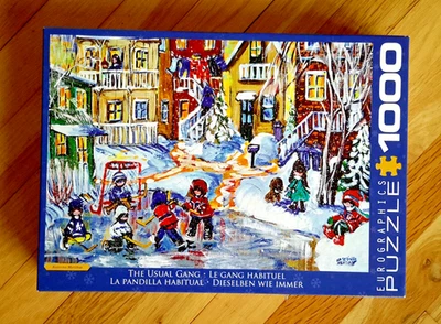 USUAL GANG-Montreal Canadiens vs Toronto Maple Leafs-Kids-1000pc Jigsaw Puzzle - Image 1 of 4