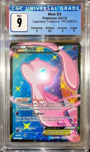 [CGC 9] Pokemon Mew EX #RC24/RC25 Radiant Collection - Legendary Treasures 💎 - Picture 1 of 3