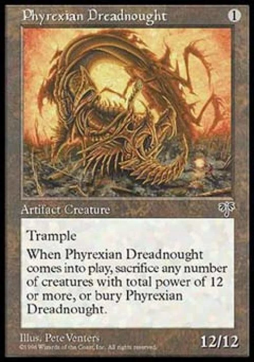 MTG English Phyrexian Dreadnought Heavy Play Normal Mirage - Image 1 of 1