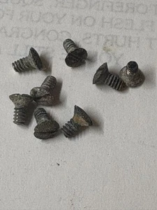 8 TORNILLOS BISEL MOTÓMETRO BOYCE CABEZA OVALADA USADOS, NECESITAN LIMPIEZA --#136 - Imagen 1 de 1