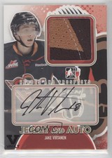 2012-13 ITG Heroes and Prospects Jersey Gold /10 Jake Virtanen #MA-JV Auto