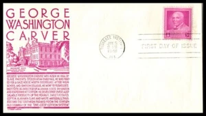 1948 George Washington Carver Sc 953-27 FDC C. Stephen Anderson cachet (19 - Picture 1 of 1