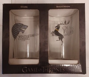 Game Of Thrones Pint Glas 2er Set Stark & Baratheon - Bild 1 von 4