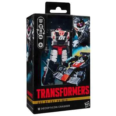 HASBRO TRANSFORMERS AGE OF THE PRIMES DELUXE CLASS DECEPTICON CRASHER FIGURE - Image 1 of 4