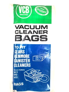 Bolsas de vacío Kenmore tipo E para modelos 5023 5033 20 5033 - Imagen 1 de 1