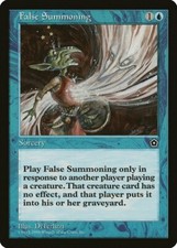 False Summoning Portal Second Age NM Blue Common MAGIC GATHERING CARD ABUGames