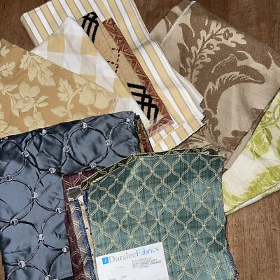 Upholstery Fabric sample lot Of 27 Pieces Designer fabrics - Image 1 of 4