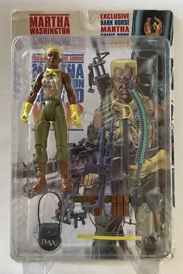 Figura de acción Martha Washington con cómic Dark Horse 1998 nueva en caja, #3782 Foto 1 de 4