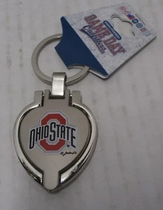 Ohio State Herz Medaillon Schlüsselanhänger / Bilderrahmen - Spieltag - d1a - Bild 1 von 3