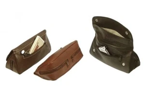 Leather pouch for 2 pipes, tobacco and accessories, “2 buttons“ Testadimoro - Picture 1 of 1