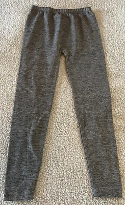 Unbranded Juniors Heather Gray Mid Rise Warm Pull On Leggings Size M/L - Image 1 of 4