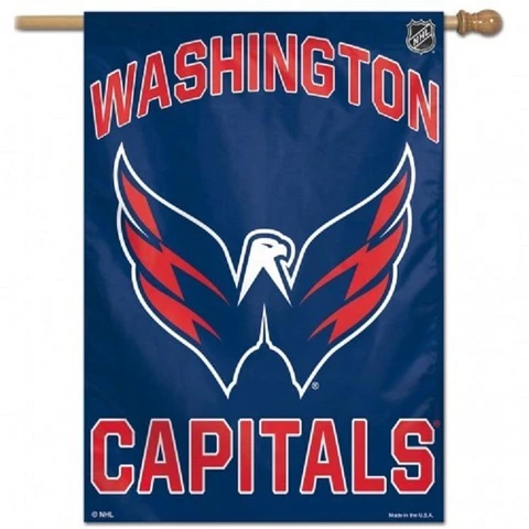 Washington Capitals Vertical Banner [NEW] NHL Flag Yard House Sign Outside Cave Cover