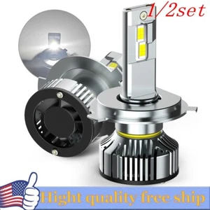 AUXITO H4 9003 LED Headlight Kit Bulb High Low Beam SuperWhite 6500K Canbus 2/4x - Picture 1 of 13