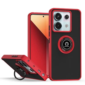 For XiaoMi RedMi Note 13 Pro 5G Hybrid Armor Stand Ring Magnetic Hard Case Cover - Picture 1 of 21
