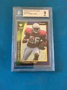 2000 Topps Chrome #101 Thomas Jones Rookie BGS 9 MINT - Picture 1 of 6