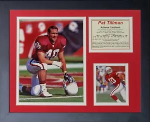 PAT TILLMAN ARIZONA CARDINALS VEREINIGTE STAATEN ARMEE LILA HERZ 8 X 10 FOTO GERAHMT - Bild 1 von 1