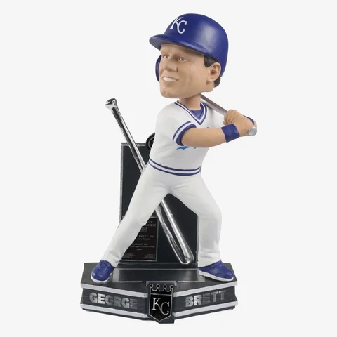 GEORGE BRETT Kansas City Royals 1980 Silver Slugger Award Bobblehead #/322 NIB! Cover