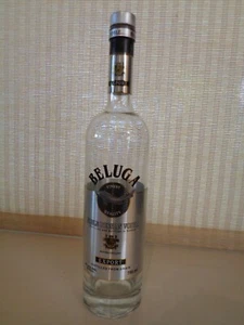 Vodka Beluga finest quality 750 ml. empty bottle - Picture 1 of 3