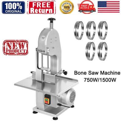 Electric Meat Bone Saw Machine Band Saw Frozen Meat Cutter Butcher Commercial • 455.99$