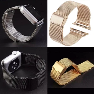 Milanese Loop Band Stainless Steel Wrist Strap For Apple Watch Series 7 6 5 4 3 - Picture 1 of 23
