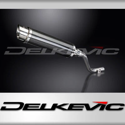 Kit silenciador de escape de carbono redondo de 14" deslizable Honda CRF250L Trail 2012-2016 Foto 1 de 4