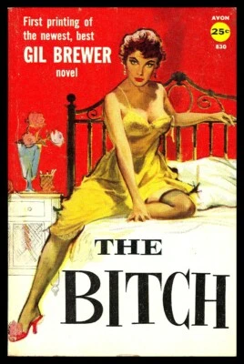 Póster de lienzo de arte de ficción pulpa de colección The Bitch impresión imán de nevera 6x8 grande Foto 1 de 2