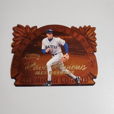 1998 Skybox Circa Thunder Rave Review #13 *Alex Rodriguez* Die Cut FOIL Mariners