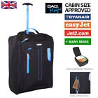 Cabin Approved Hand Luggage Suitcase, Lightweight Compact With Wheels 50x35x20cm