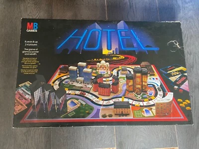 Vintage MB Games HOTEL Board Game circa 1986 Not Sure If Complete - Image 1 of 4