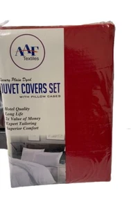 KING DUVET SET AND PILLOW CASES POLY COTTON DUVET SET BRGAIN PRICED SET L566/2 - Picture 1 of 3