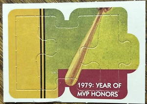 Willie Stargell 1979 Año de MVP Honores Diamond King Puzzle Piezas 37 38 y 39 - Imagen 1 de 2